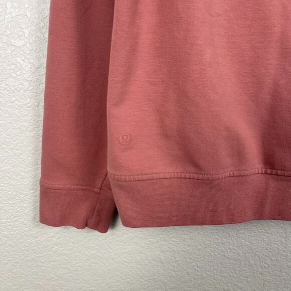 Lululemon City Sweat Pullover Hoodie French Terry Brier Rose Medium Activewear - Picture 10 of 15